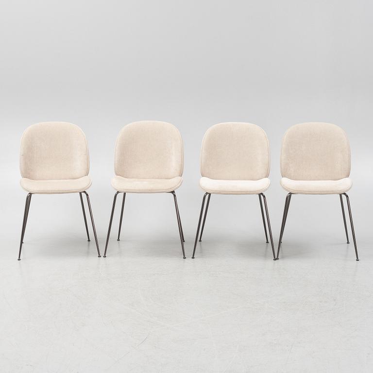 GamFratesi, four 'Beetle' chairs, Gubi.