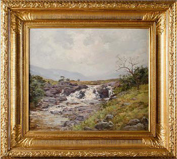 JOSEPH MORRIS HENDERSON, olja på duk, signerad.