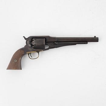 An 1858 Remington New Model Army Revolver No 73499.