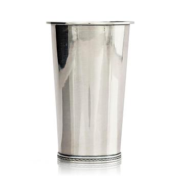 567. Eric Råström, a silver beaker, company Råströms Silver- O Nysilverfabrik, Stockholm, Sweden, 1974.