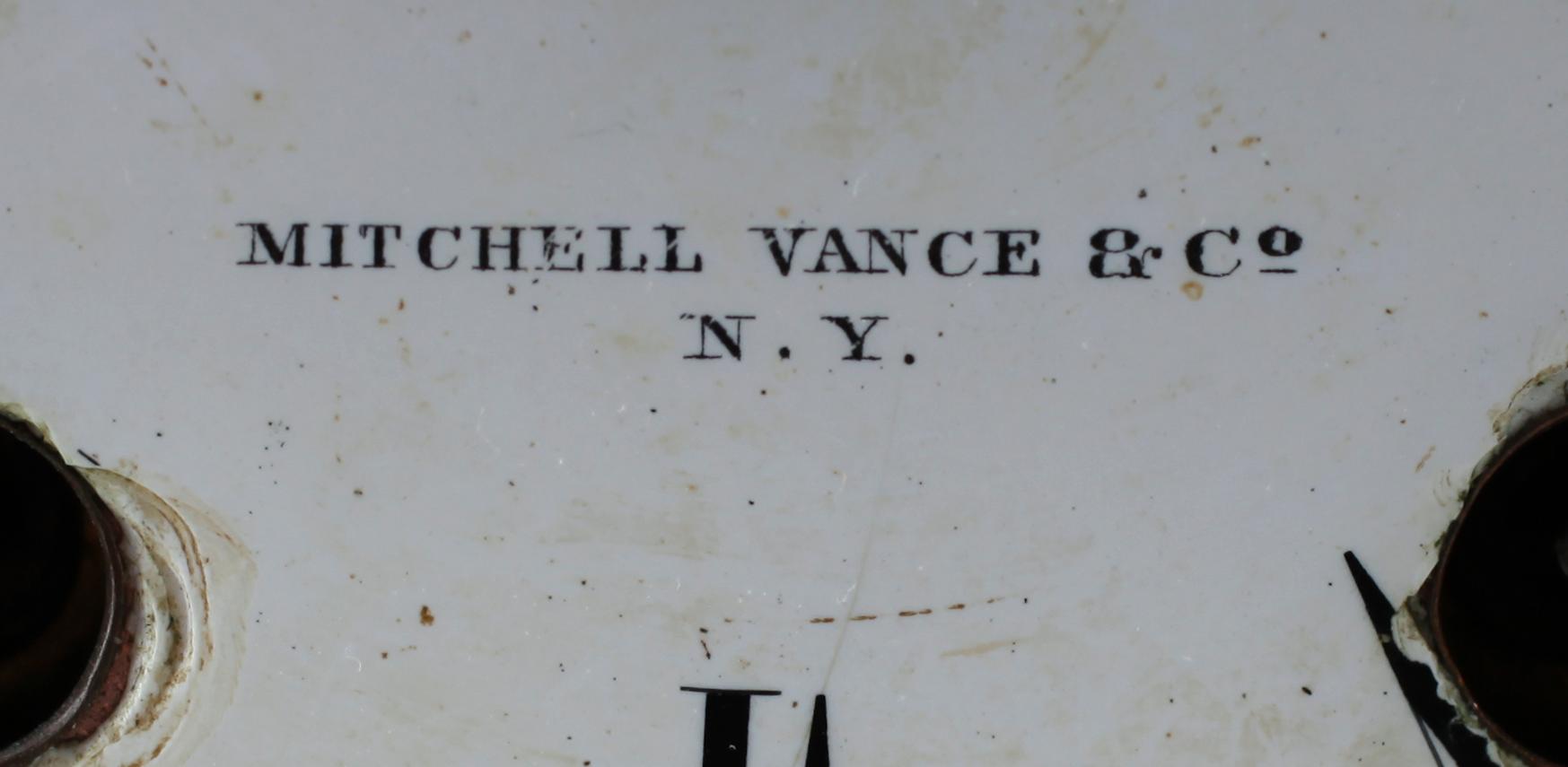 BORDSPENDYL, järn, Amerika, omkring år 1900.