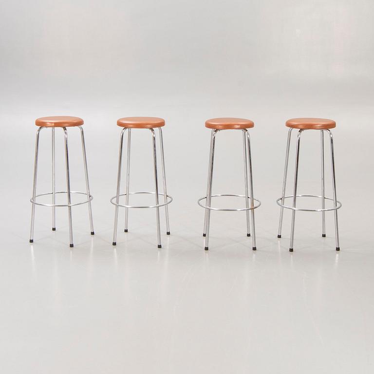 Bar stools, 4 pcs, 1960s-70s.