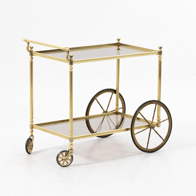 Serving trolley, 20th century.