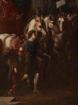 Italian artist, 17th Century, The triumphant Constantine the Great entering Rome.