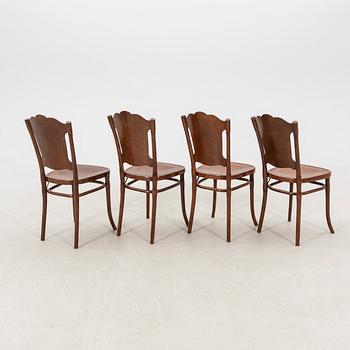 Chairs, 4 pcs Thonet, circa 1900.