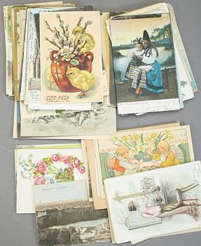 SAMLING BOKEXLIBRIS, ca 110 st, mest Sverige, bla Kung Oscar II, 1800-1900-tal.