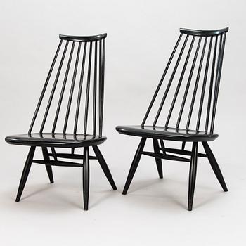 ILMARI TAPIOVAARA, Two mid-20th century 'Mademoiselle' chairs for Asko.