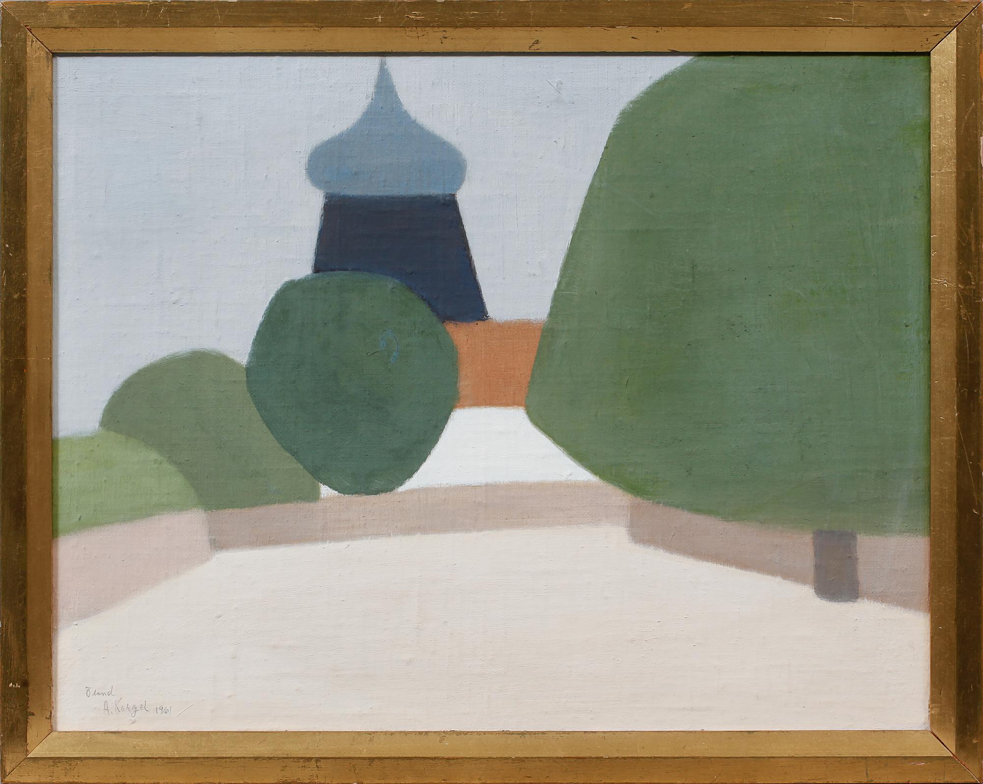 AXEL KARGEL, olja på duk, signerad och daterad 1961.