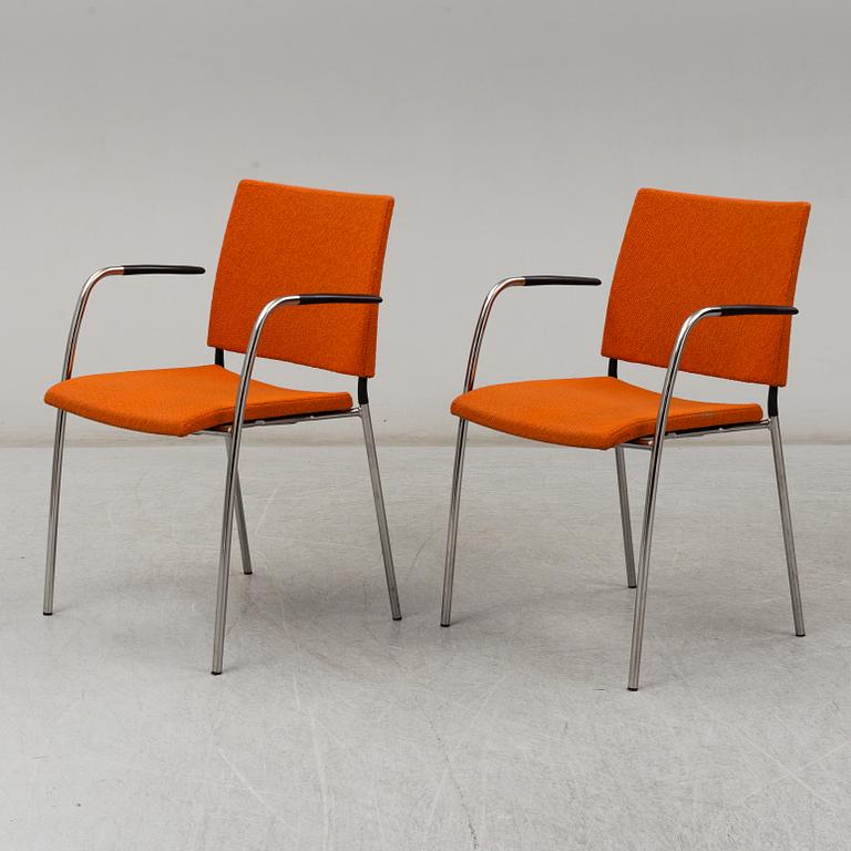 JOHANNES FOERSOM & PETER HIORT-LORENZEN,CHAIRS 8 st, 'Spira' for Lammhults Sweden.