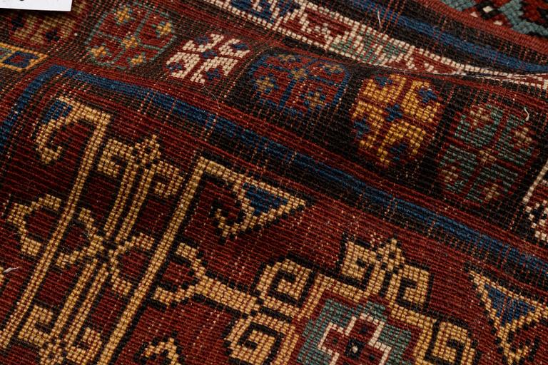 Gallerimatta, Antik Shirvan, sannolikt ca 370 x 140 cm.