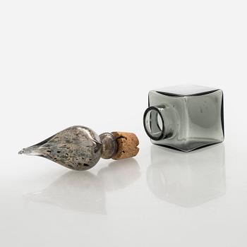 Kaj Franck, flaska, KF254, signerad K. Franck Nuutajärvi -61.