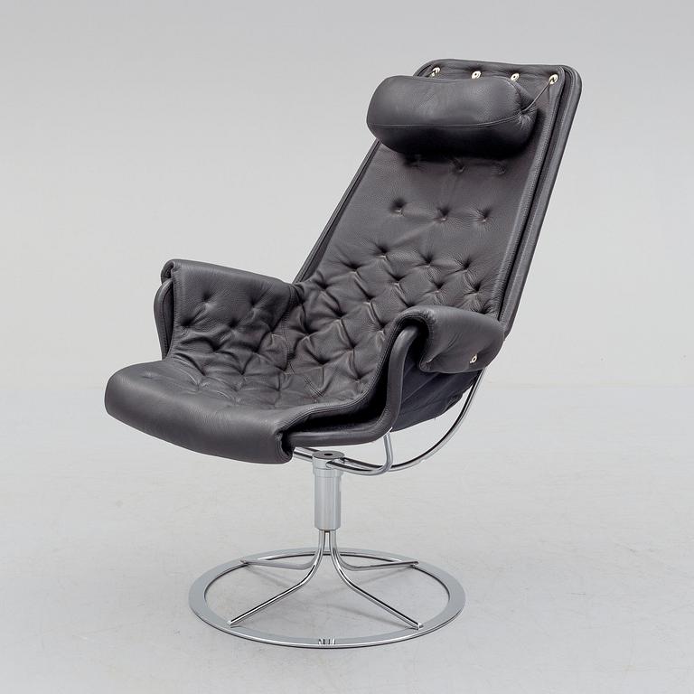 BRUNO MATHSSON "JETSON" CHAIR WITH STOOL by Bruno Mathsson, DUX.