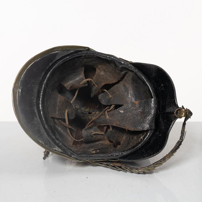 Hjälm, svensk, m/1846 för dragoner.