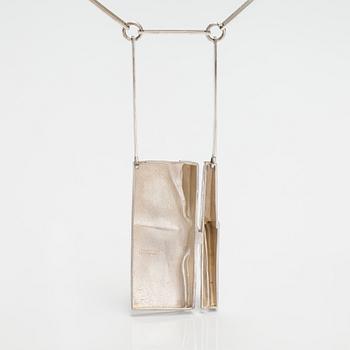 Björn Weckström, "Bird man", a sterling silver necklace. Lapponia 1971.