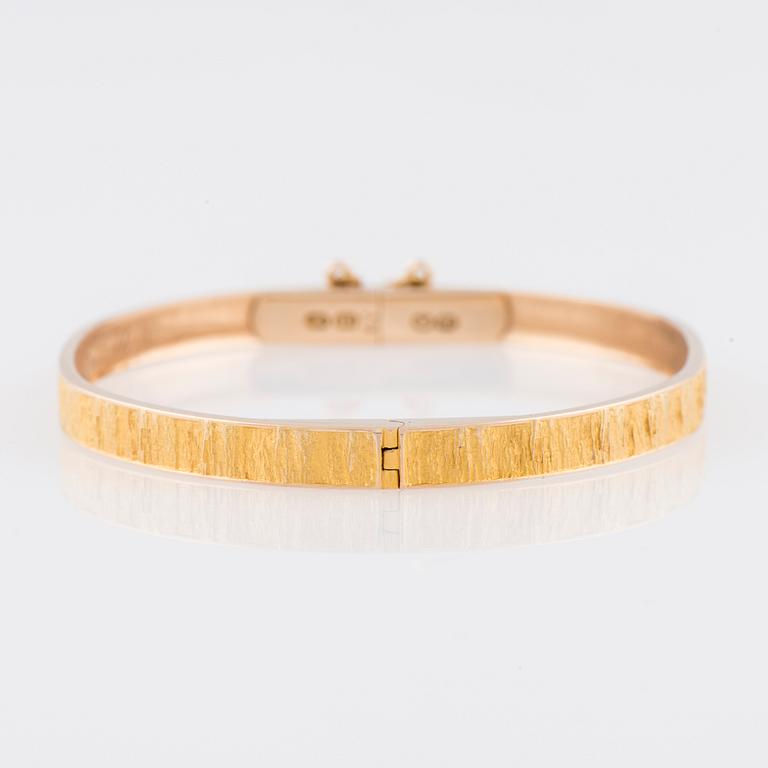 ARMBAND, 14K guld. Helsingfors 1967.