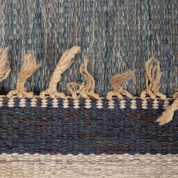 Rakel Carlander, a carpet, flat weave, ca 310,5 x 195,5-199 cm, signed RC.