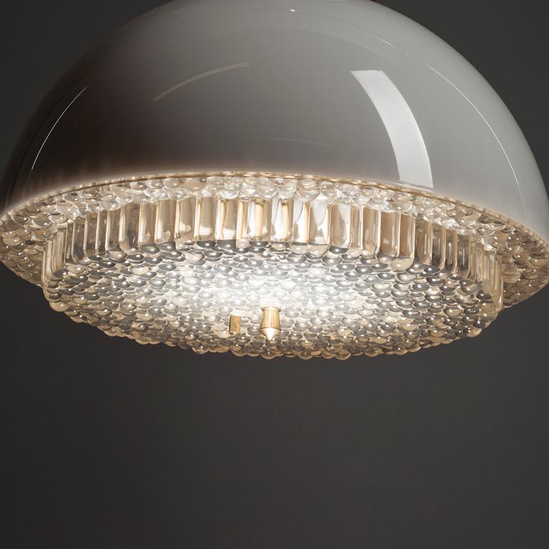 TAKLAMPA, 1970-tal. Tot. höjd 69 cm.