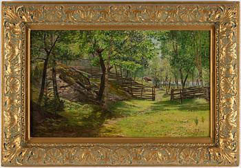 Frans Tiger, oil on canvas, signed.