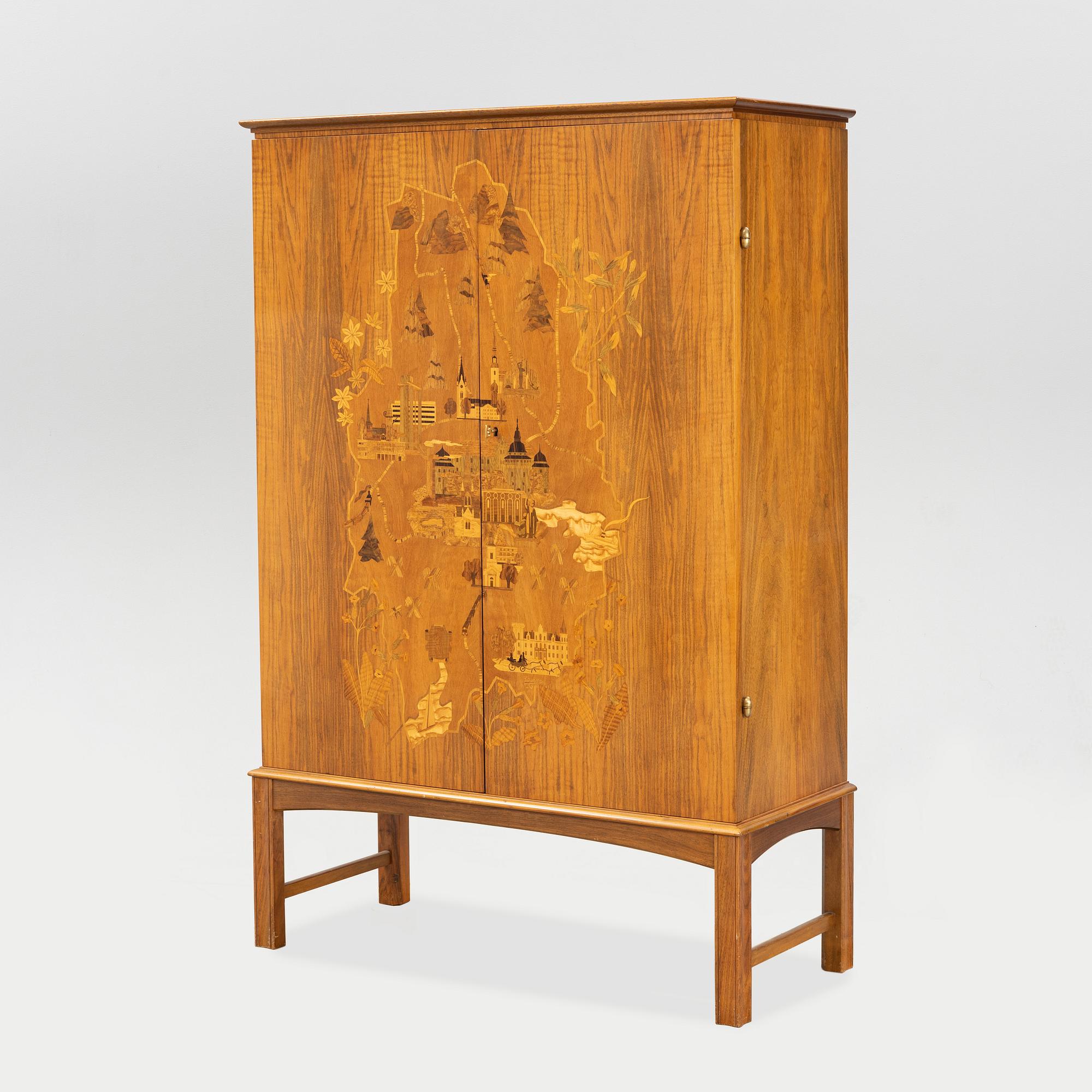 Erik Mattsson, cabinet, signed and dated -47, numbered 3/12.