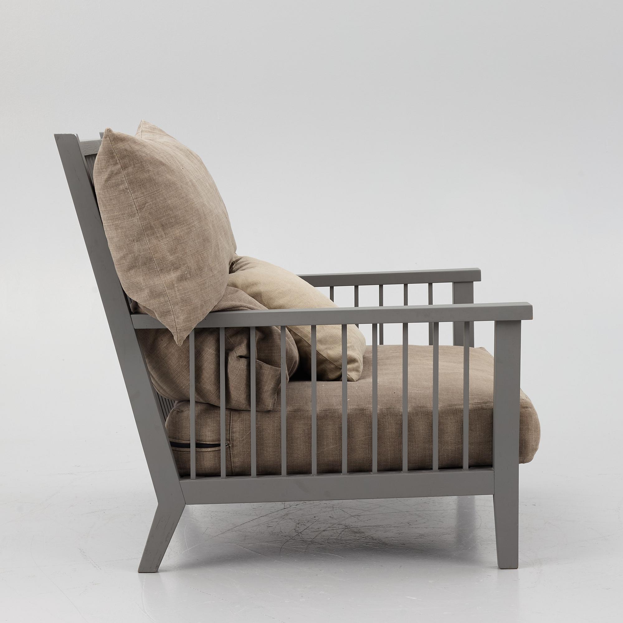 Paola Navone, a 'Grey' lounge chair, Gervasoni, Italy.