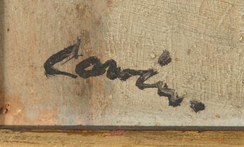 Alvar Cawén, olja på pannå, signerad.