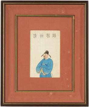 Two Chinese paintings by unidentified artist, 20th century.