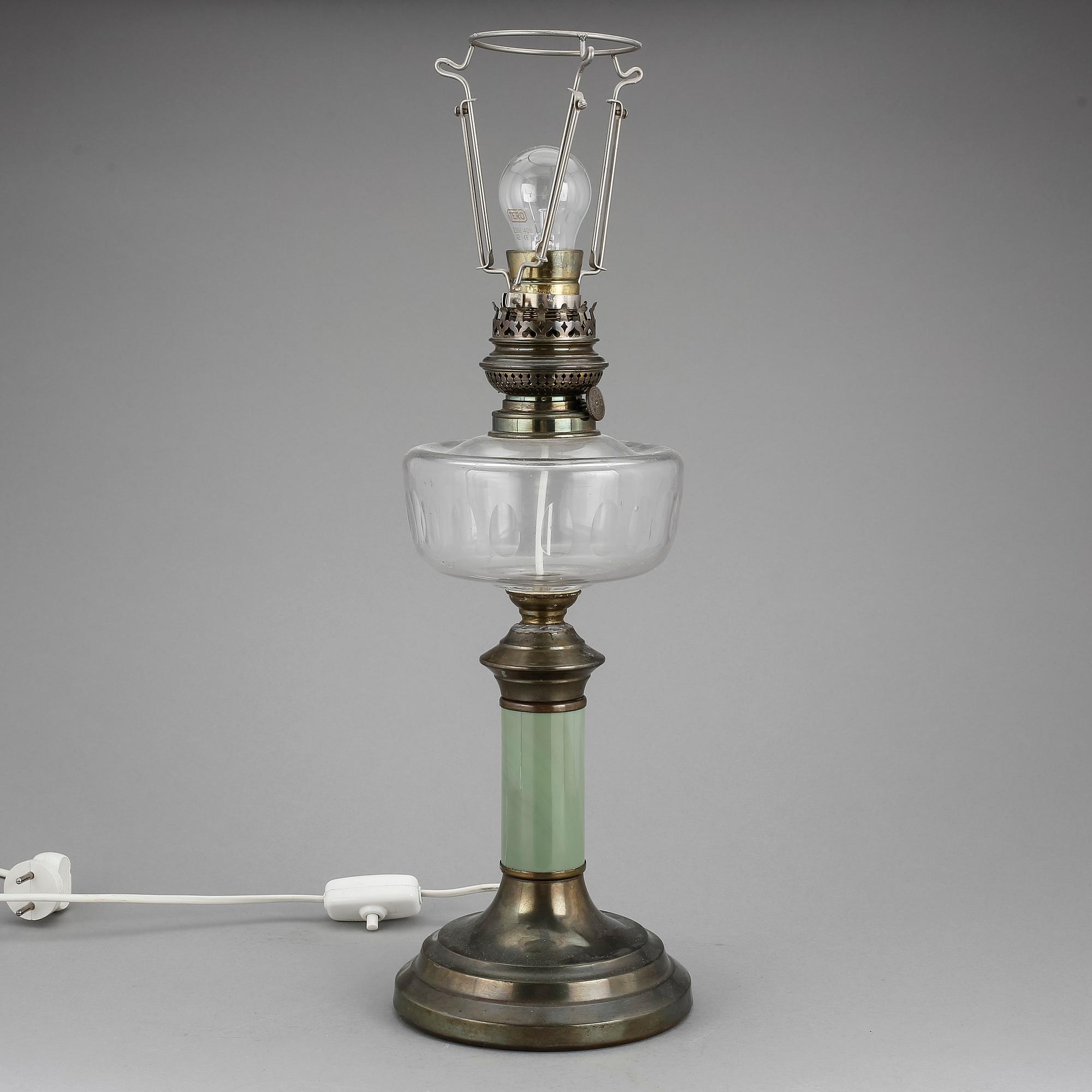 BORDSLAMPA, tidigt 1900-tal.