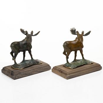 Torbjörn Forsberg, Moose bulls, 2 pcs.