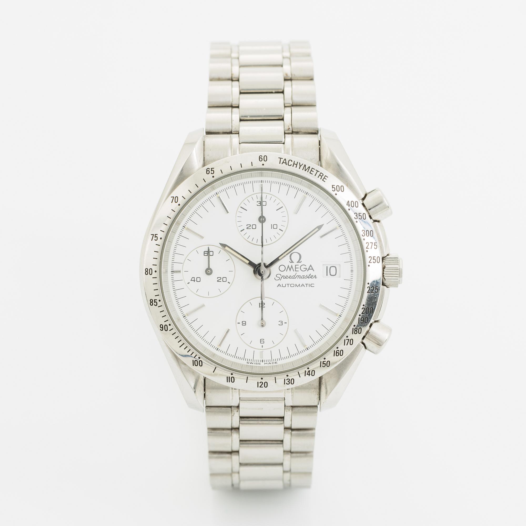 Omega, Speedmaster, Date, chronograph, wristwatch, 39 mm.