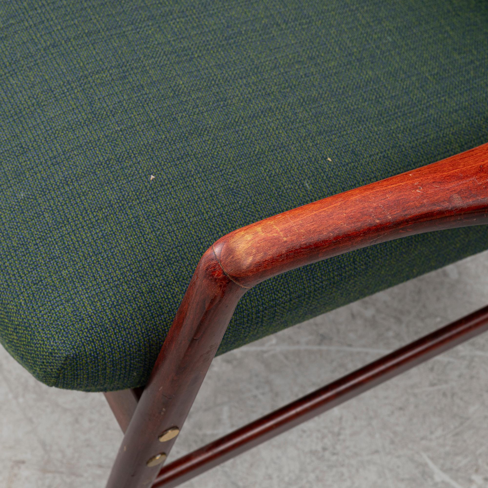 Alf Svensson, Armchairs, 2 pcs, "Contour", Ljungs Industrier, second half of the 20th century.