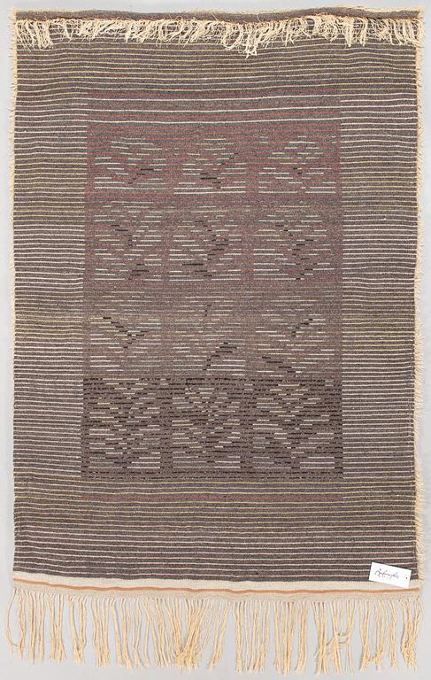 Impi Sotavalta,  A Finnish long pile Ryijy Rug, for Friends of Finnish Handicraft. Circa 160 x110 cm.