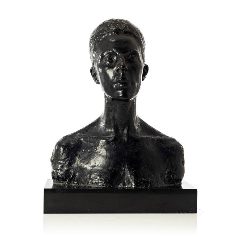 Gudmar Olovson, sculpture. Signed. Numbered. Foundry mark. Bronze, total height 66 cm, length 50 cm.