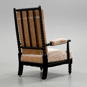 KARMSTOL, barockstil, 1800-talets slut.