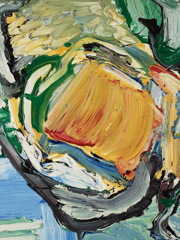 Bengt Lindström, oil on panel, 1960s, estate stamp verso.