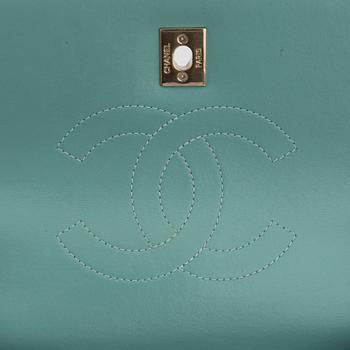 Chanel, a mint green 'Trendy CC' top handle flap bag,2020.