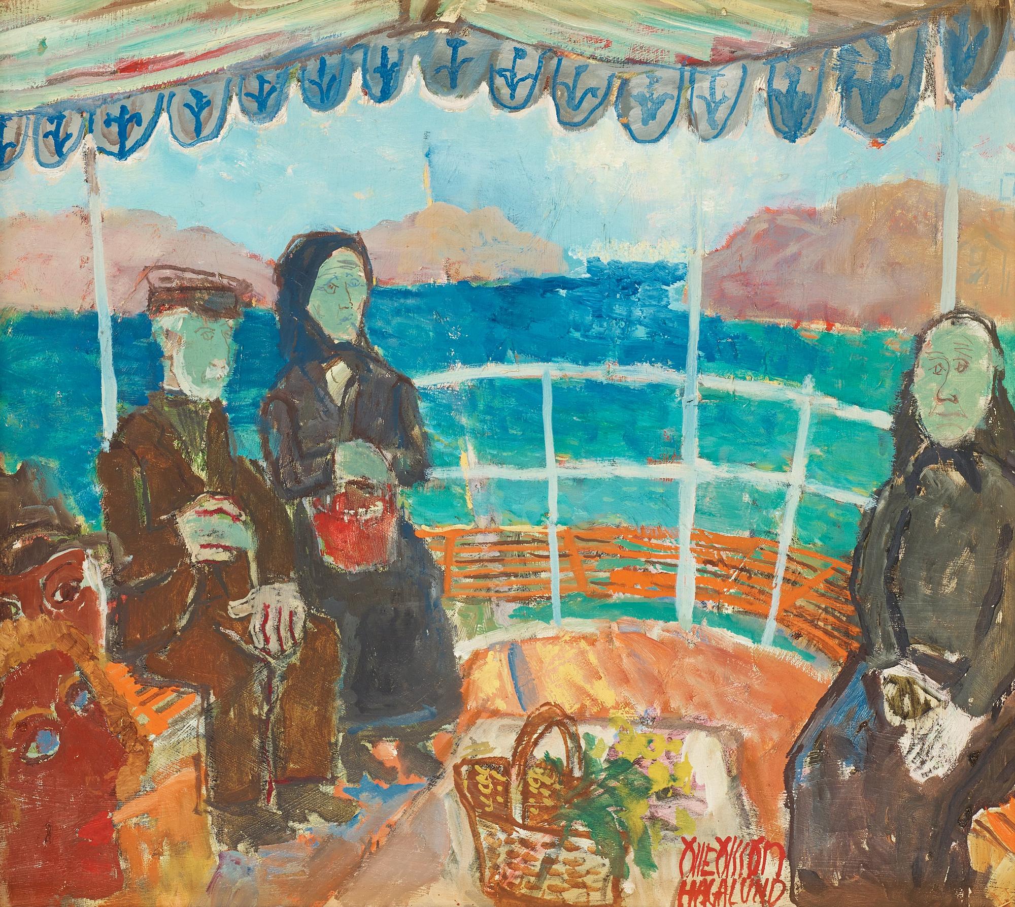 Olle Olsson-Hagalund, The ferry to Gullholmen.