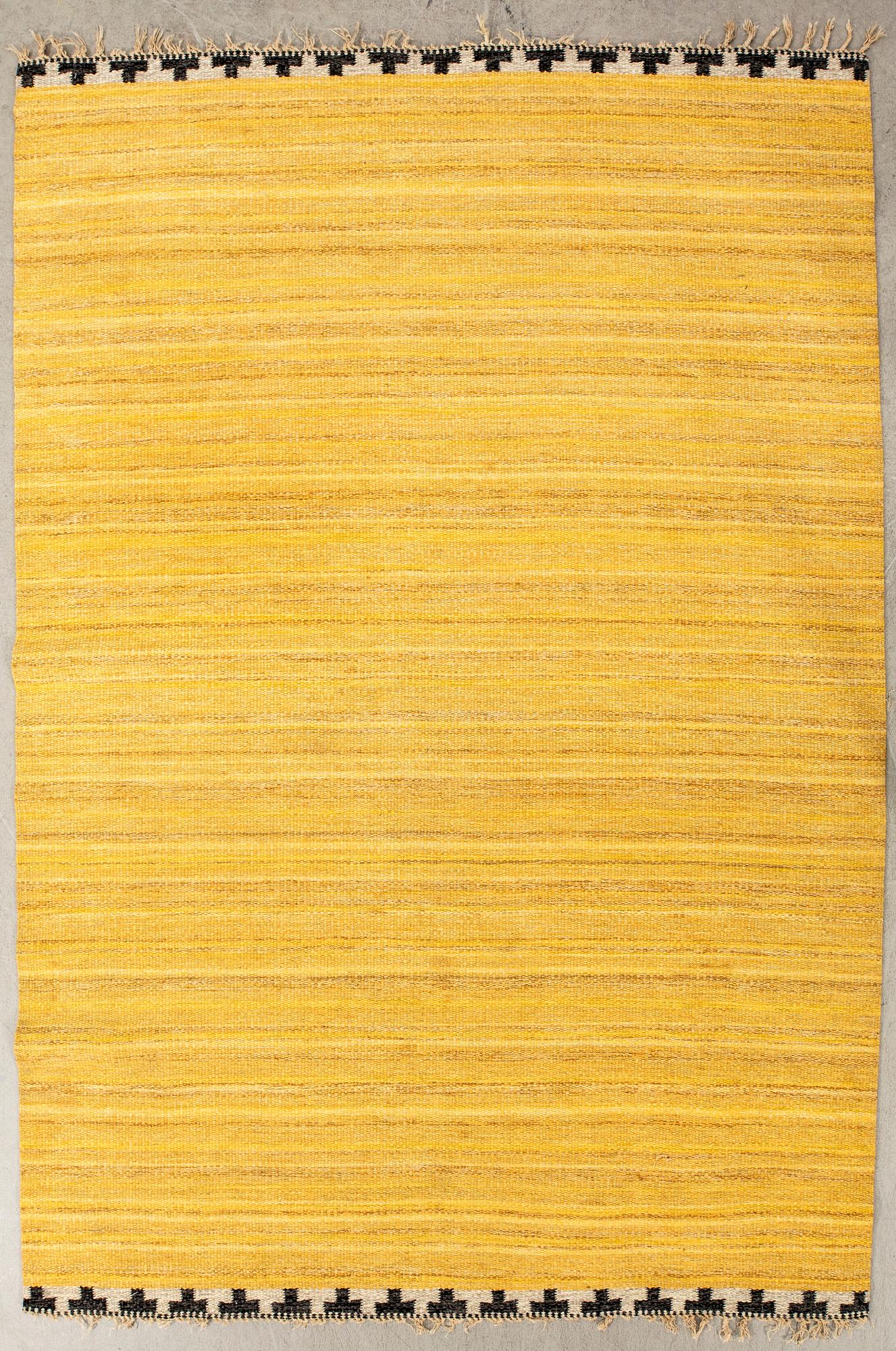 Rakel Carlander, matta, rölakan, ca 242x165 cm.