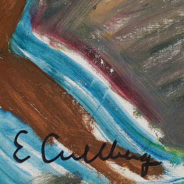 ERLAND CULLBERG, olja på duk, sign,