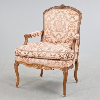 KARMSTOL, Louis XV-stil. Frankrike, omkring 1900.