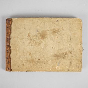 Jacob Silvén, sketch book with 24 sheets.