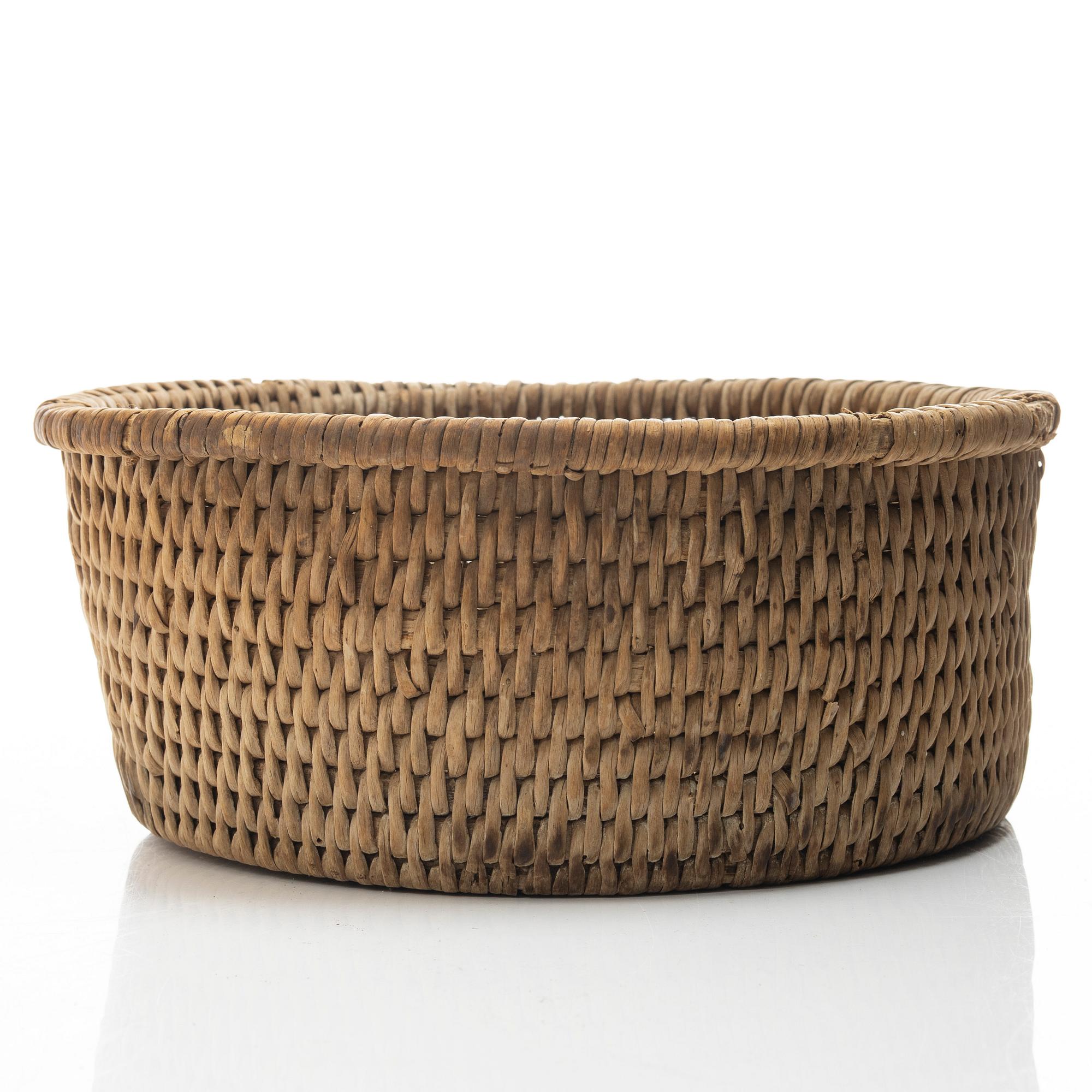 Root baskets, 3 pcs, folk art, 19th century.