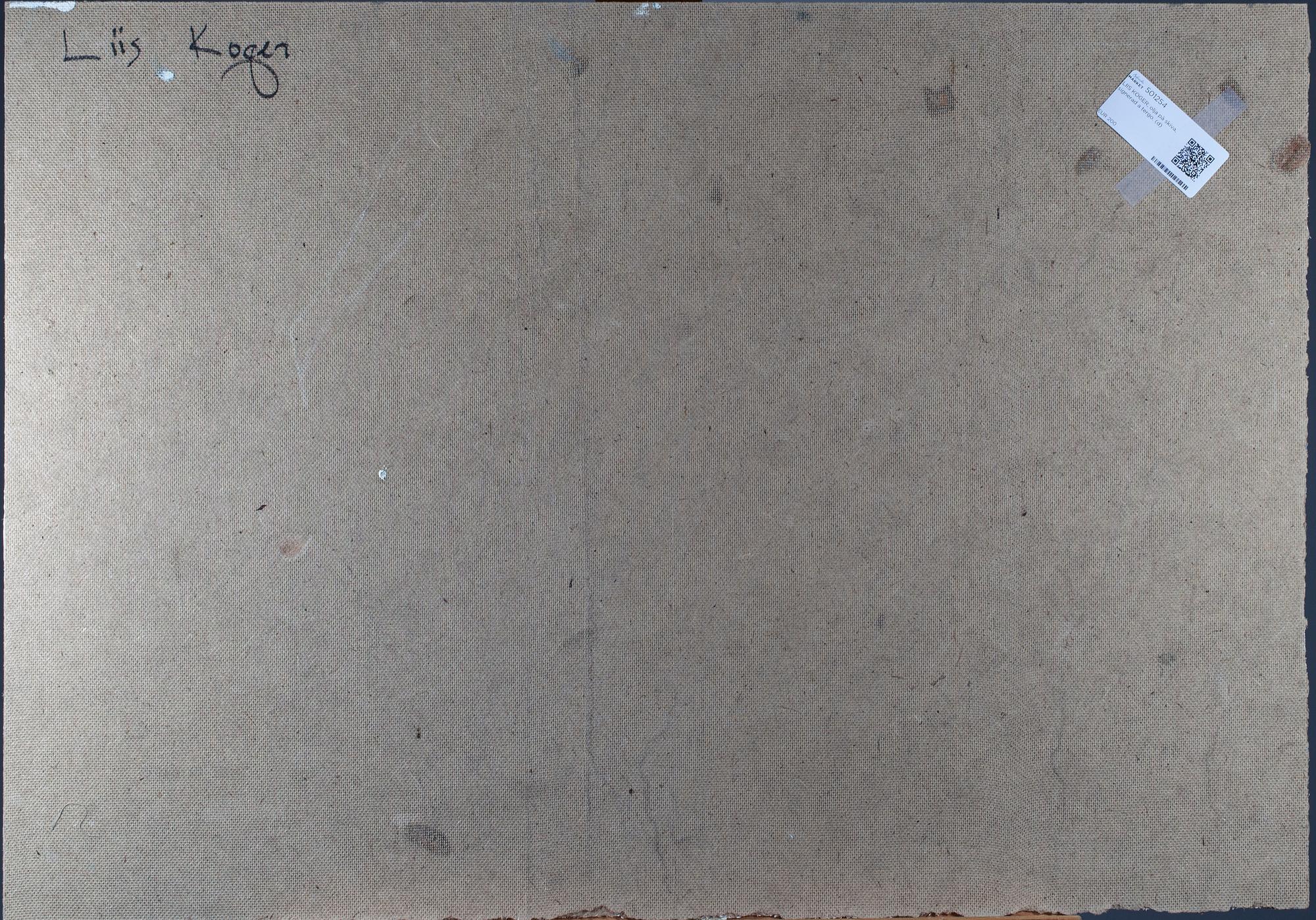 LIIS KOGER, olja på skiva, signerad a tergo.