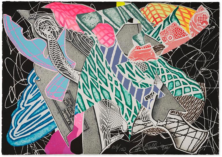 Frank Stella, Hudson River Valley Portfolio Print.