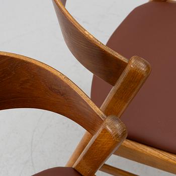 Dining table with four chairs, 1950s/60s.