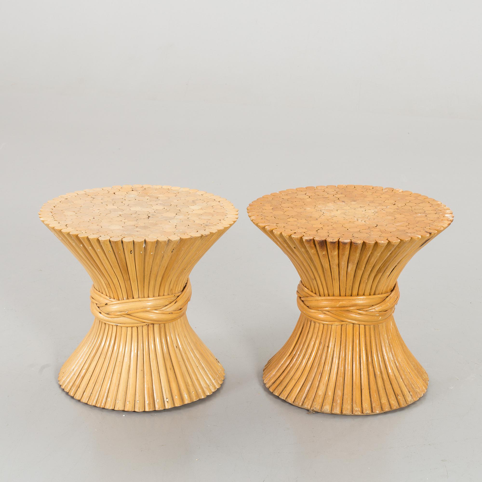 SOFFBORD, bambu, 2 st, McGuire 1900-talets andra hälft.