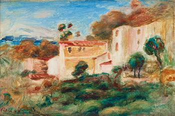 Pierre-Auguste Renoir, "La maison de la poste à Cagnes".