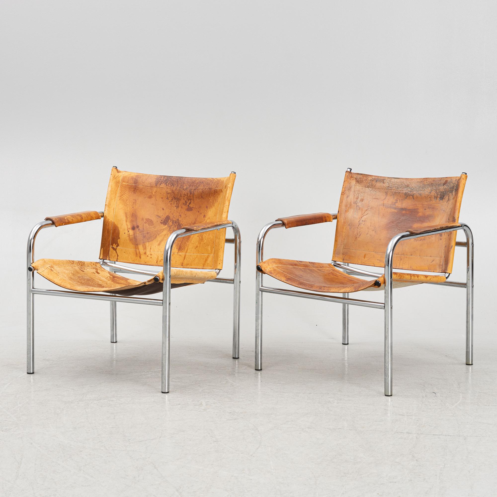 Tord Björklund, fåtöljer, ett par, "Klinte" IKEA.