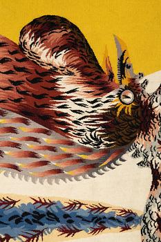 Jean Lurçat, A tapestry, "En Mansour", tapestry weave, ca 128 x 81 cm, signed Lurçat.