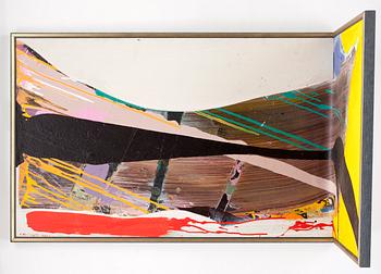 JAN NALIWAJKO, blandteknik på duk, sign o dat 1990.