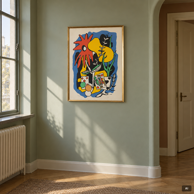 Fernand Léger, efter, "The King of Harts".